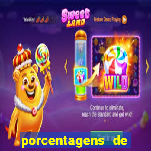 porcentagens de jogos pagantes